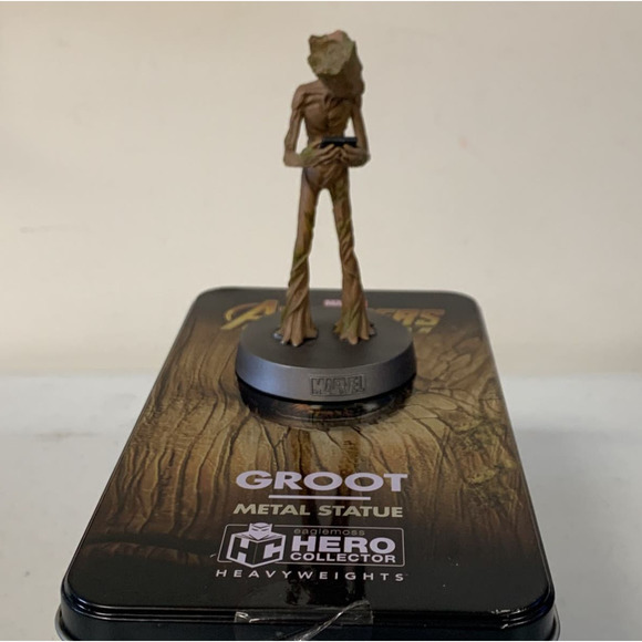 MARVEL HEAVYWEIGHTS 1:18 SCALE GROOT METAL STATUE - Picture 2 of 10